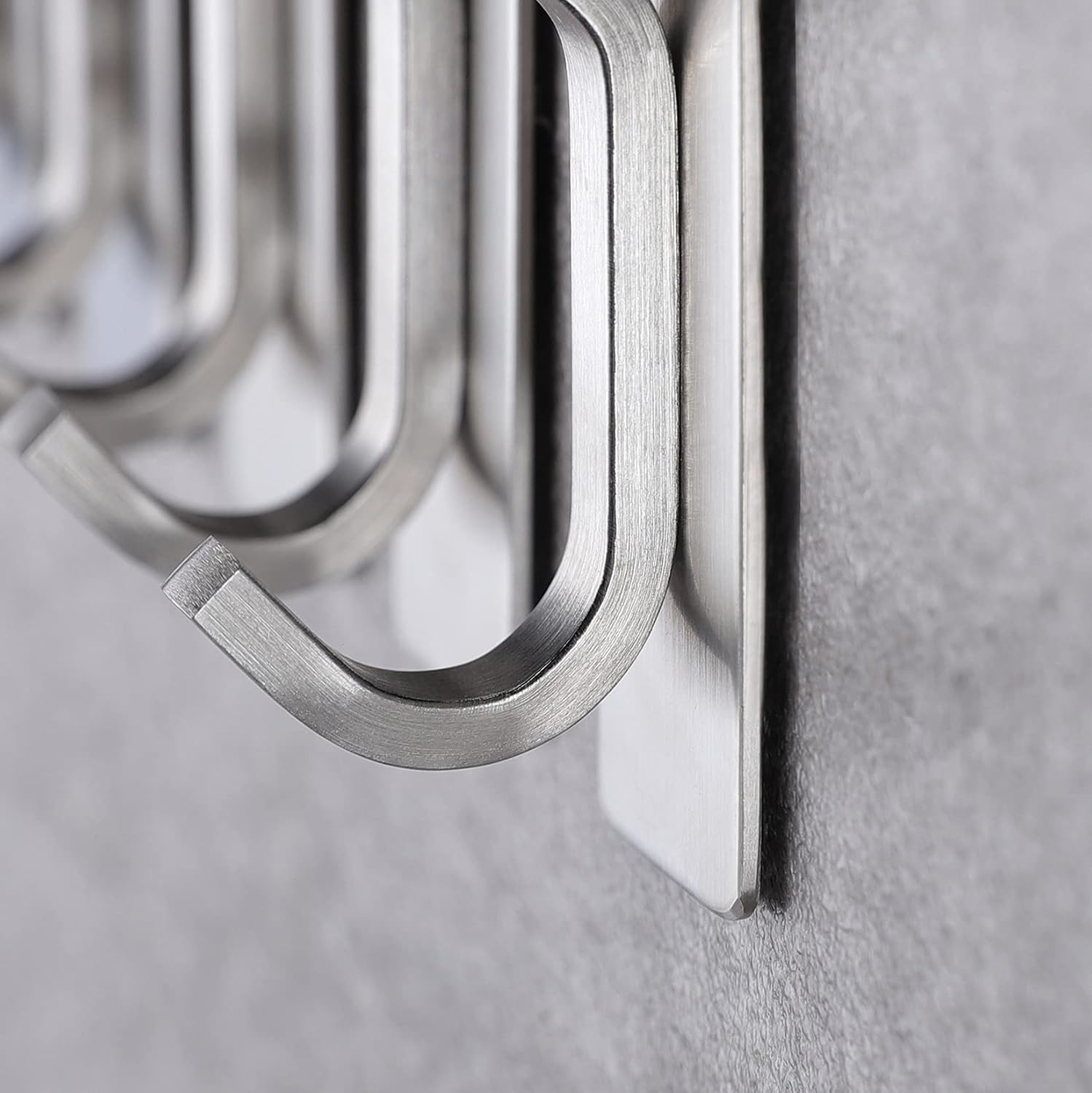 Taozun Self Adhesive Hooks - Bath Towel Hook/Robe Hooks for Bathroom Stick on Wall, SUS 304 Stainless Steel 3 Packs