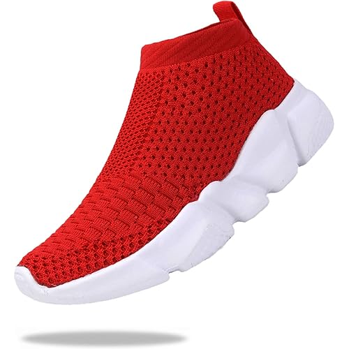 Santiro Boys Shoes Girls Sock Shoes Breathable Knit Slip On Shoes