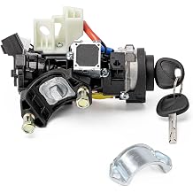 81905-C2510 Ignition Lock Switch Assembly with Keys Compatible with Hyundai Sonata 2015-2019, Ignition Lock Cylinder with Housing Replaces# 81905C2510, 81970-C1A00, 81900-C1B00