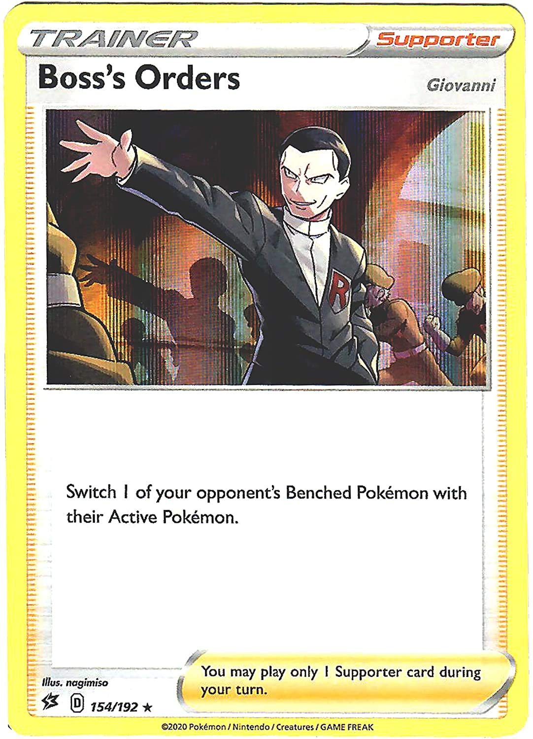Amazon.com: Boss's Orders 154/192 - Ultra Rare