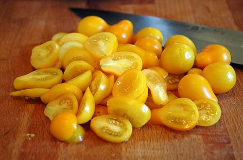 Más de 75 semillas de tomate reliquia de pera amarilla - por Ohio Heirloom Seeds