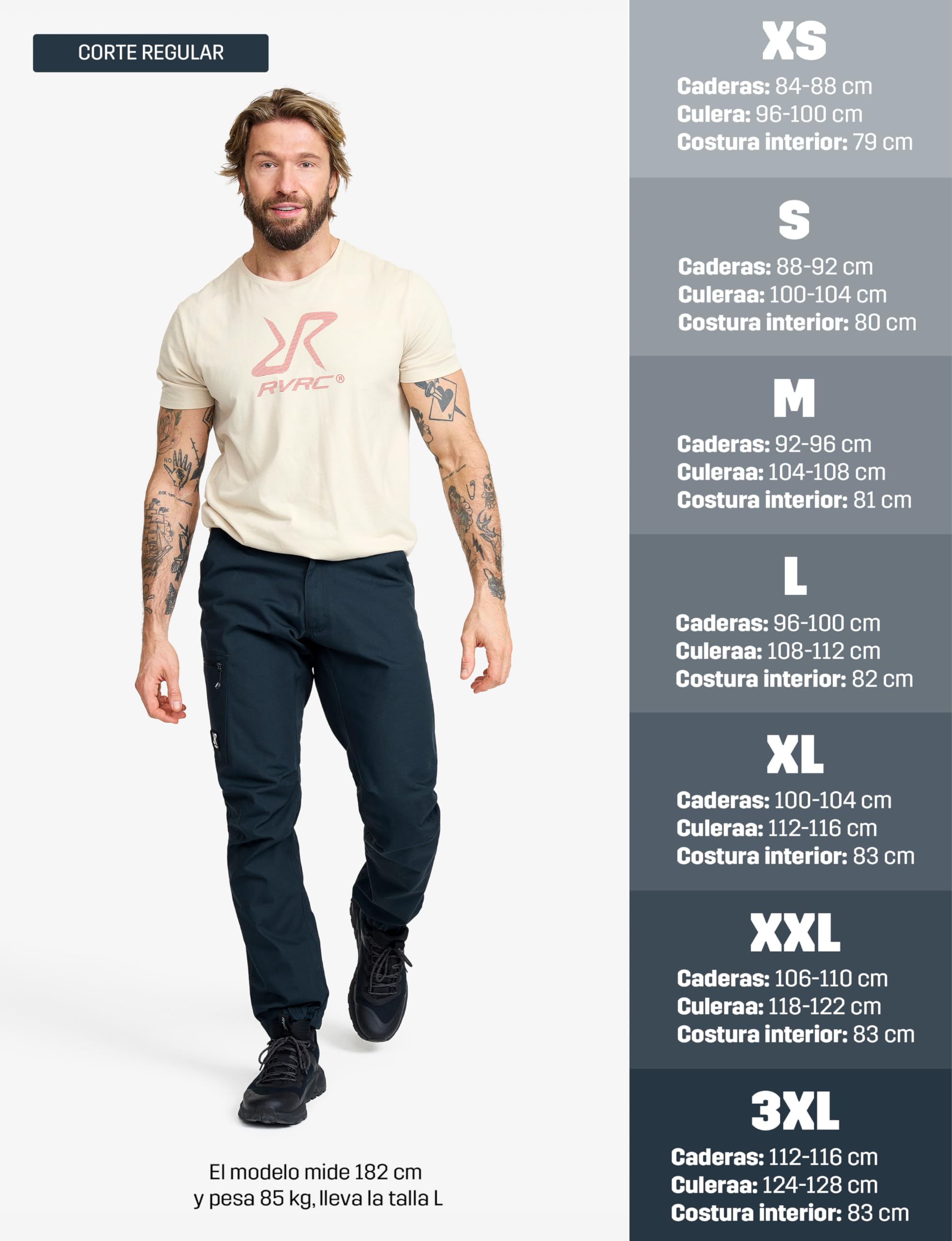 RevolutionRace Outdoor Basic Pants para Hombre, Pantalones de Senderismo para Todas Las Actividades al Aire Libre
