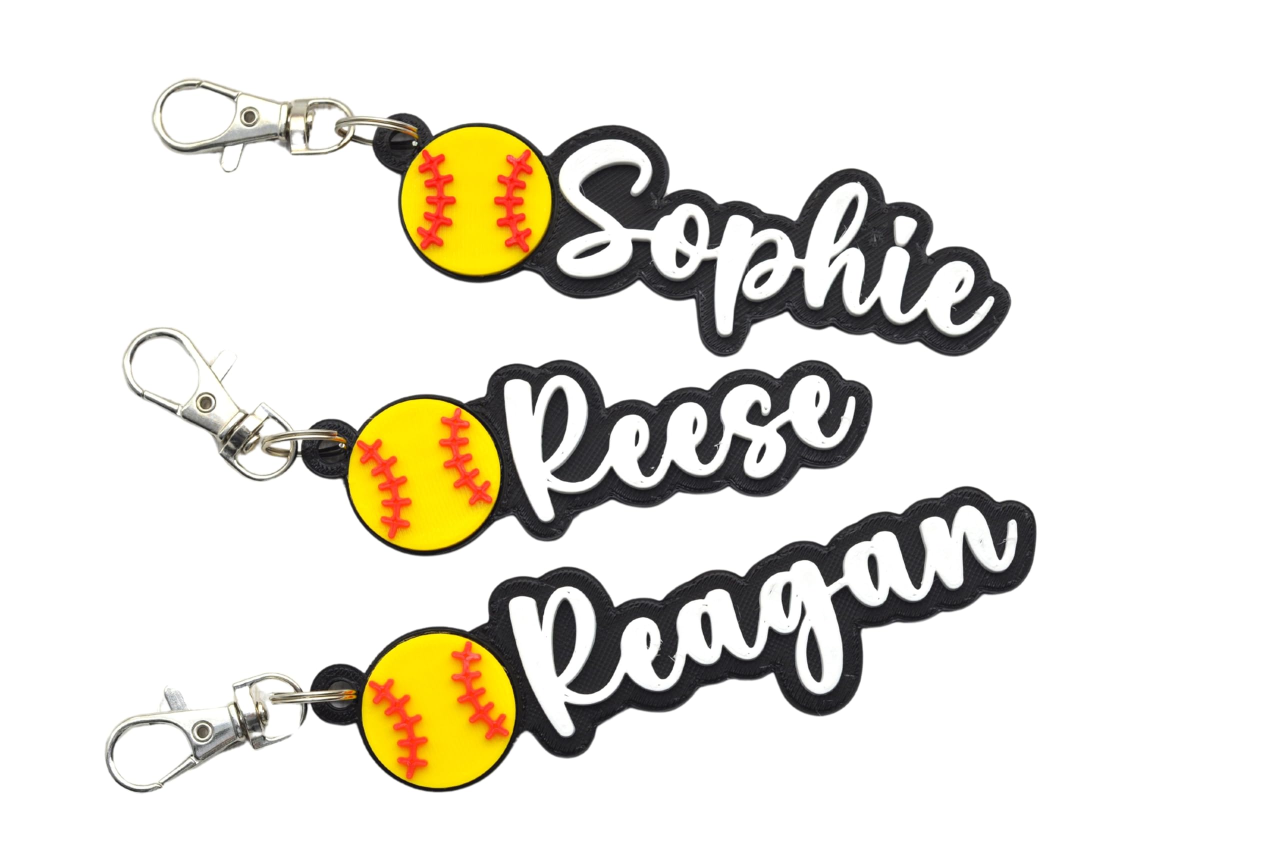 Personalized Softball bag tag for water bottles