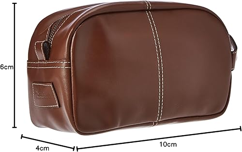 Miniatura 7 de Timberland Neceser de cuero para hombre Kit de viaje Accesorios Coñac talla única