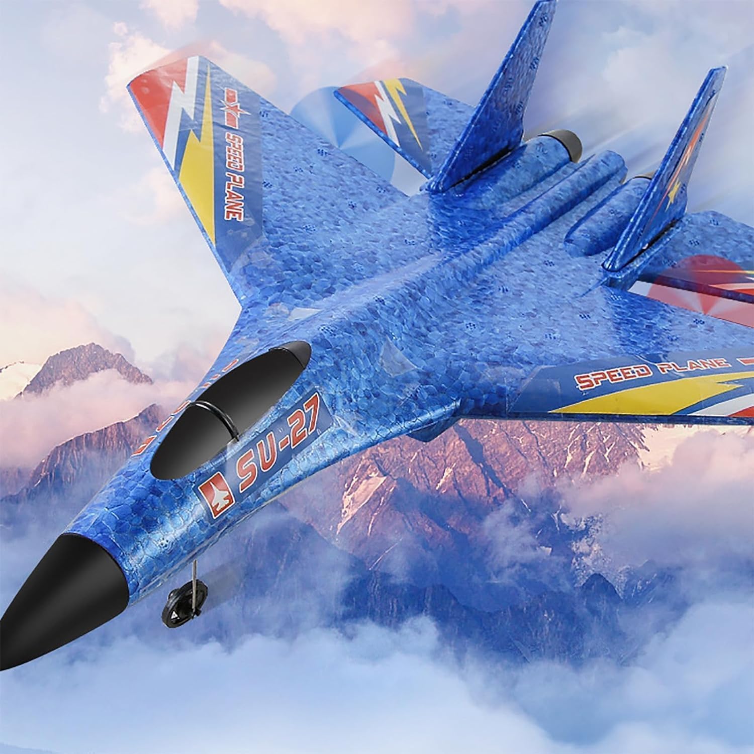 Gravity Glider, Gravity Glider Plane, Gravityglider-Gravity Glider, Foam Glider Gravity Falls SU-27 Speed Plane (1 Silicone Anti-Collision Nose (no RC Aircraft))