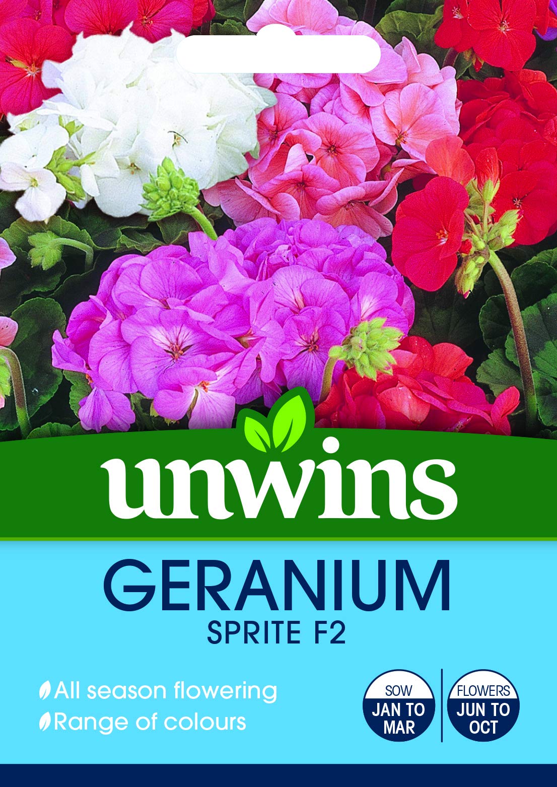 Unwins Geranium Sprite F2 Seeds