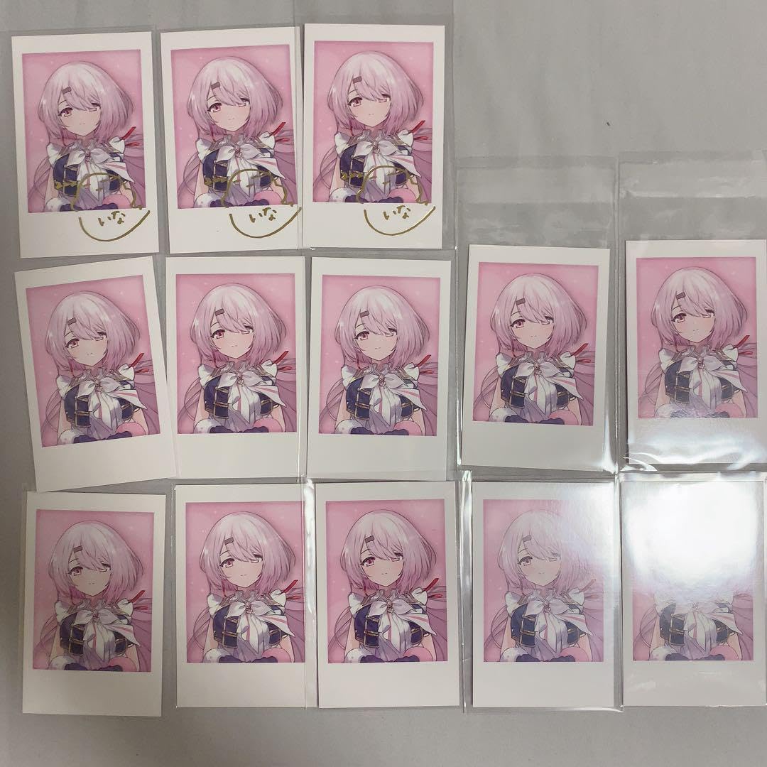 椎名唯華 コレクションカード、チェキ風カード 椎名唯華 バレンタイン