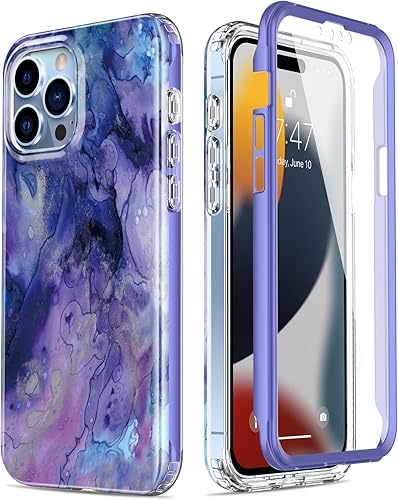 Esdot Funda protectora para iPhone 15 Pro Max con protector de pantalla integrado, funda duradera con diseños de moda para mujeres y niñas, funda