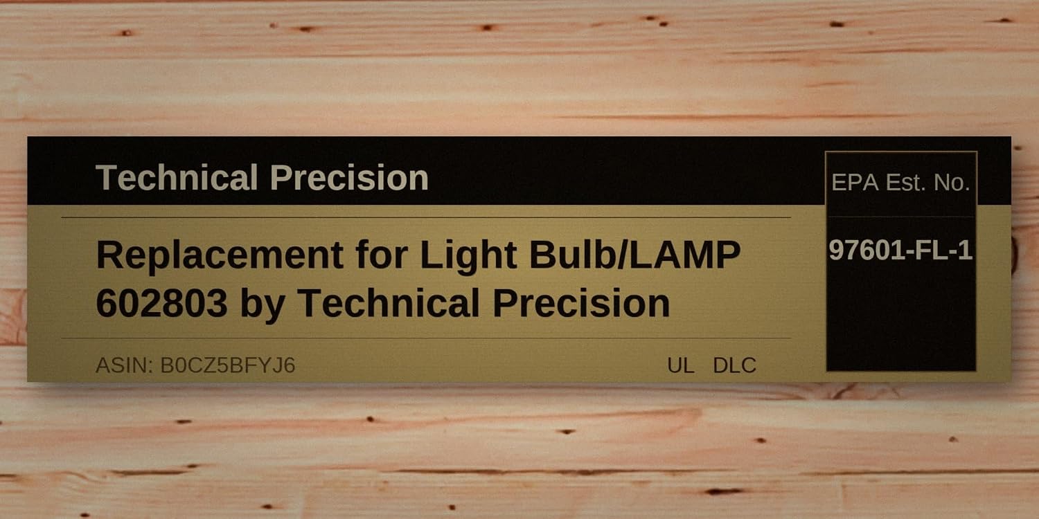 Technical Precision Replacement for Light Bulb/LAMP 602803