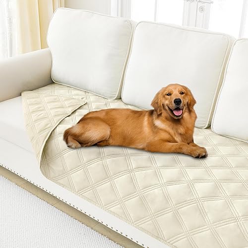 Miniatura 64 de Smiry Manta Impermeable para Cama de Perro 30x70, Manta Suave Reversible para Mascotas, Cubierta Lavable a Prueba de Fugas para Sofá de Gatos y Azul
