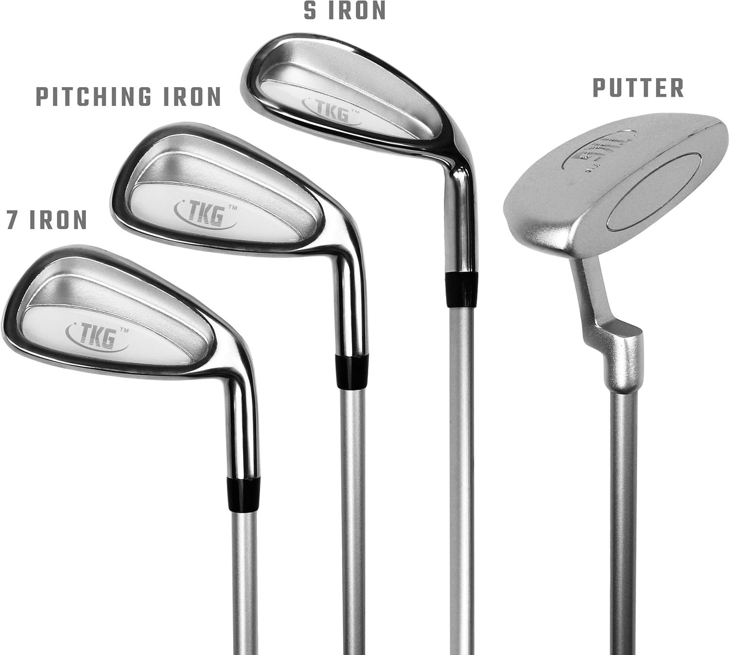 TKG Sports Youth Golf Set - Kids Golf Clubs, Stand Bag, Rain Cover, Glove, Towel, Tees, Balls - Great for Summer Camp Activity, Outdoor Games, and Recreation