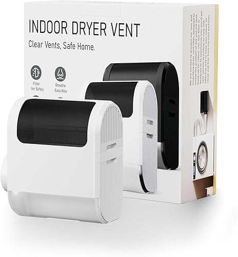 Miniatura 8 de Ventilación de secadora interior 3 en 1 filtro de pantalla de poliéster y sistema de cajón de agua para secadoras de ropa eléctricas, incluye