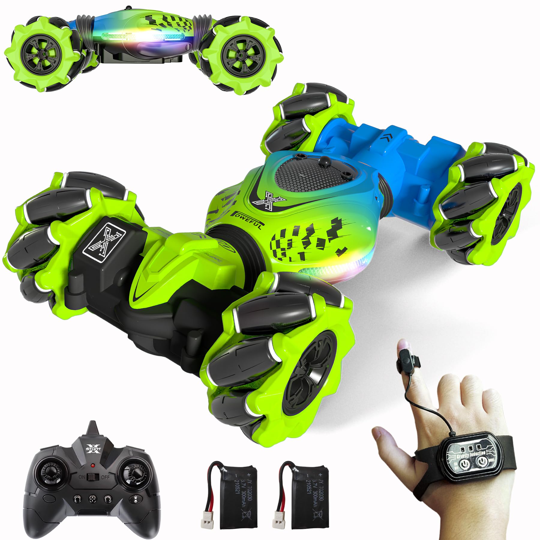 HOSHIPLAY Gesture RC Car Green