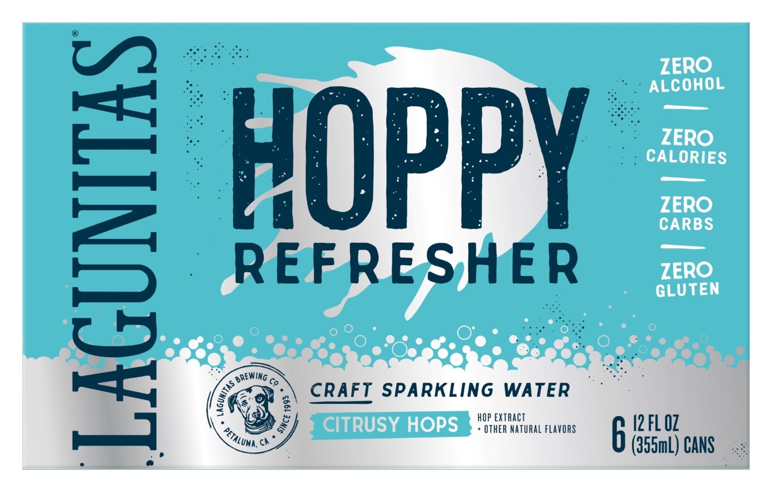 Lagunitas Non-Alcoholic Hoppy Refresher Sparkling Water, 6pk, 12
