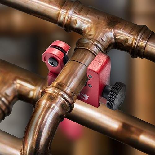 Miniatura 6 de EZARC Pipe Cutter - Tubing Cutter Set with Mini Tube Cutter, Copper Pipe Cutter Tool 316" to 2" Outer Diameter for Cutting Aluminum PVC Thin