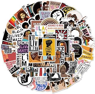 Civil Rights Stickers[100PCS] Civil Rights for African Americans Women Rights Stickers for Laptop Water Bottle Bicycle Decal Waterproof Aesthetic Stickers