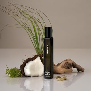 Homecourt Perfume Oil, Long-Lasting Scent, Made with Warm Coconut, Cedarwood, Vetiver, Sweet Cardamom & Creamy Fig Fragrance, Cocomoi, 0.34 fl oz