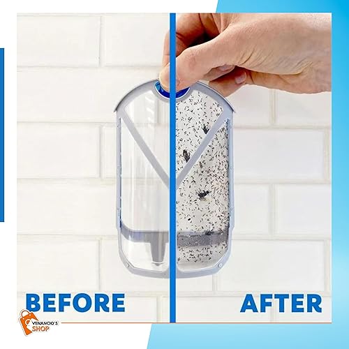 Miniatura 3 de ZEVO - Cartuchos de repuesto  El dispositivo se vende por separado, blanco, cartuchos de repuesto para trampa de insectos voladores ZEVO + (1)