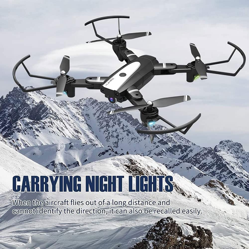 Dron dla dzieci z kamerą 4K HD FPV Zabawki zdalnie sterowane Prezenty dla chłopców Dziewczęta Z funkcją utrzymywania wysokości, trybem bezgłowym, regulacją prędkości trzeciego bieg