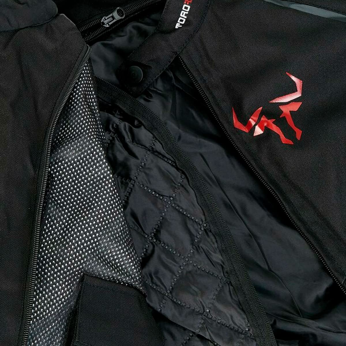 Chaqueta Moto BOSTON R, Impermeable 100%, Protecciones Codo hombros, Forro Térmico, Transpirable, UNISEX, Motorista Racing, Circuito, Moto GP