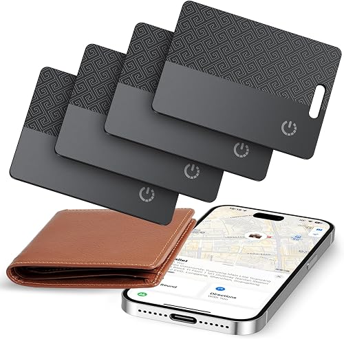 Dünne Geldbörsen-Tracker-Karte (nur iOS), Tracking Card mit Apple Find My, GPS T