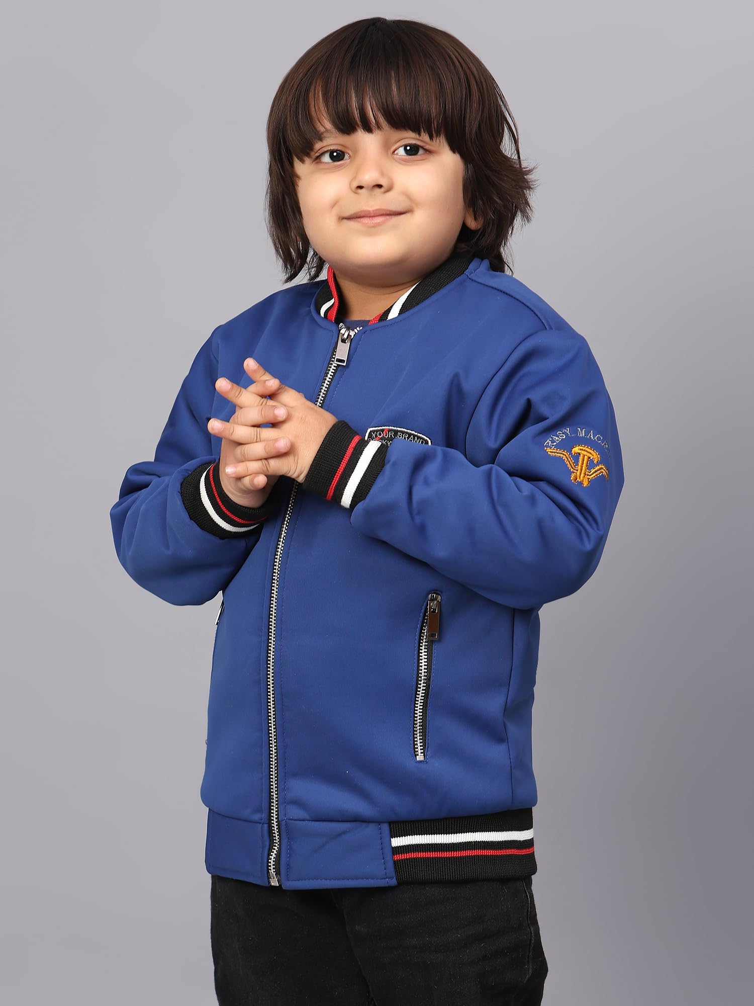 Sky Heights Boy's Parka Coat (JK DIVSN_Blue_4-5 Years) - Image 6 thumbnail