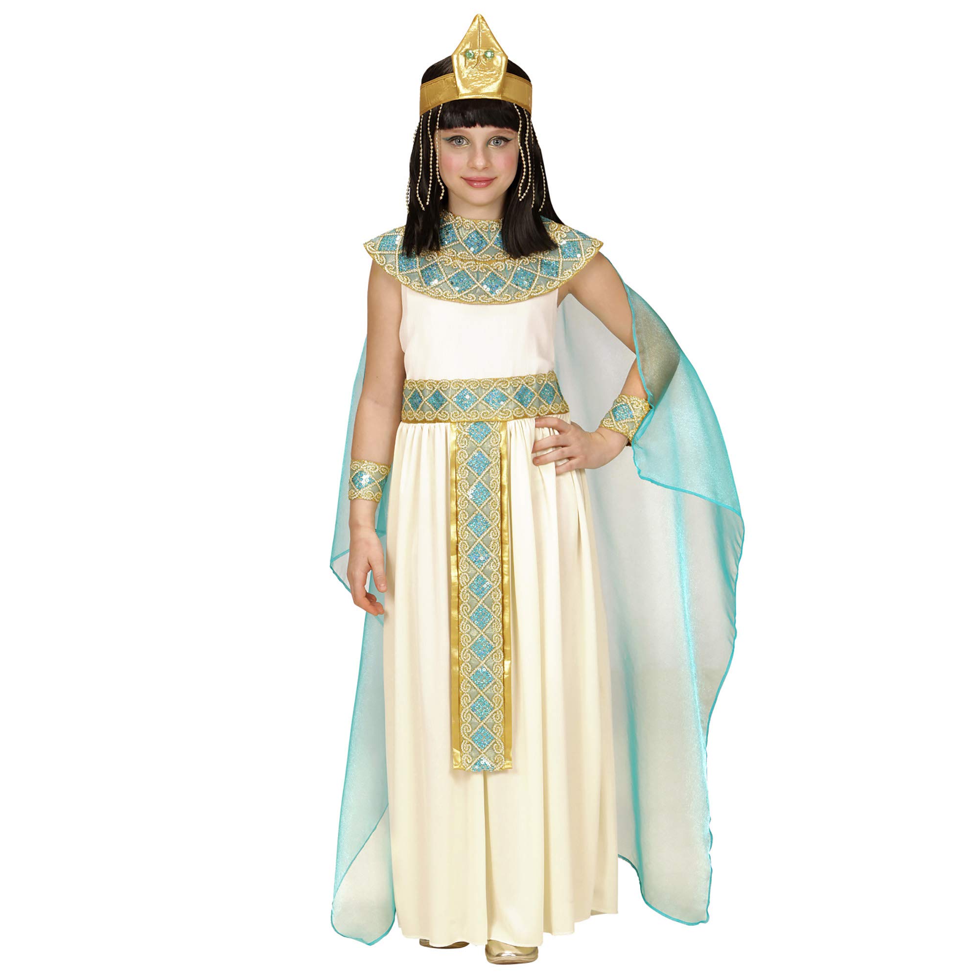 W WIDMANN MILANO Party FashionCleopatra Costume for Girls, Egypt, Egyptians, Ancient Times, Carnival, Theme Parties