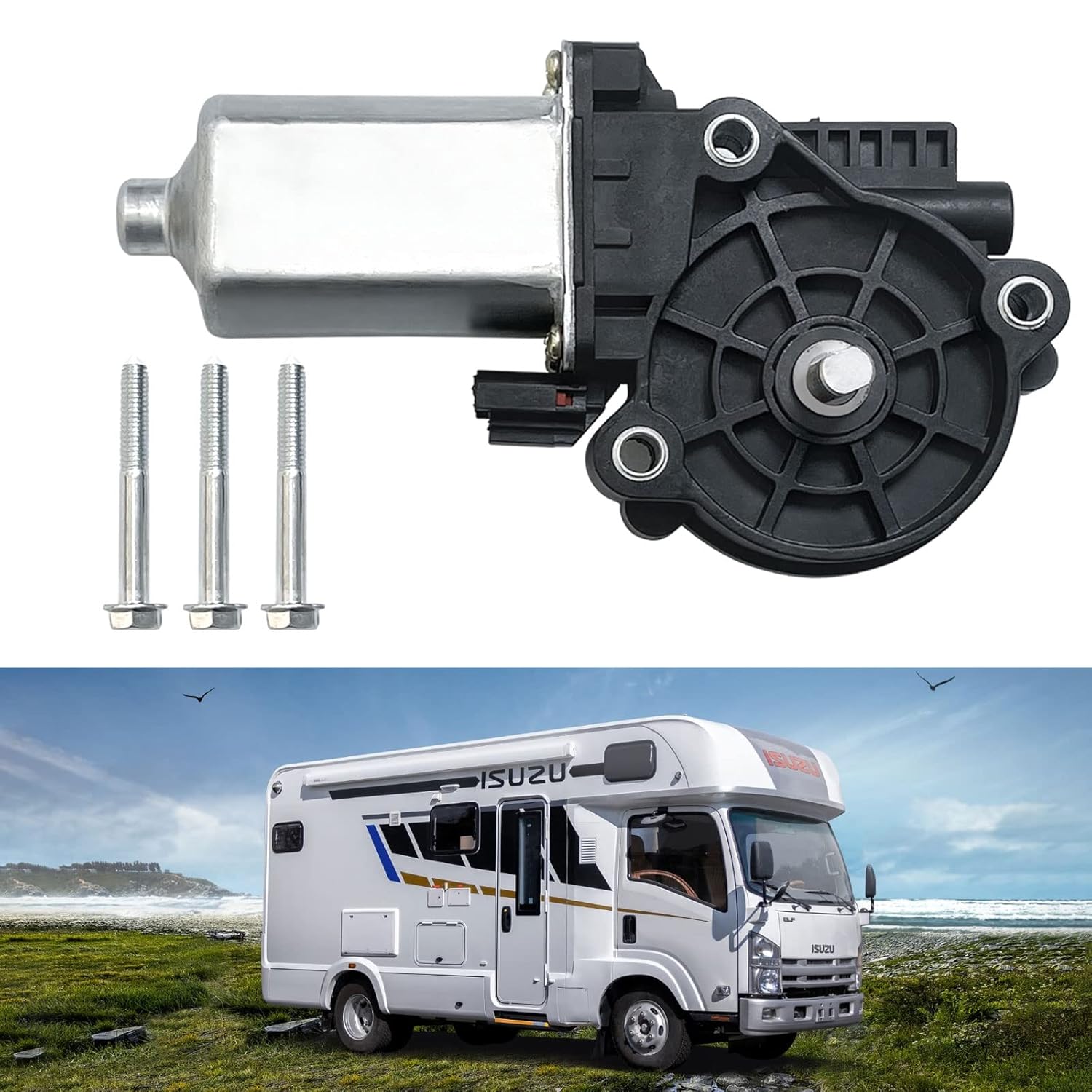 676061 RV Entry Step Motor 2141001 Compatible with Kwikee