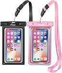AiRunTech Waterproof Phone Pouch,Double Seal Phone Case for iPhone 17 16 15 14 13 12 Pro Max,Floating Bag for Pool Swimming Canoe Kayak Boating Paddle Board, Beach Camping Essentials Accessories