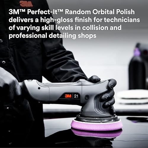 Miniatura 3 de 3M Perfect-It - Pulidor orbital aleatorio, 34133, 1 pinta, pulidor de corte rápido para pulir y pulir automotrices, acabado de alto brillo