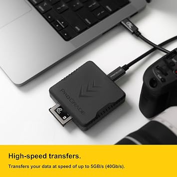 CFexpress Type B Single-Slot Memory Card Reader by ProGrade Digital | USB 4.0 for Professional Filmmakers, Photographers, Content Creators