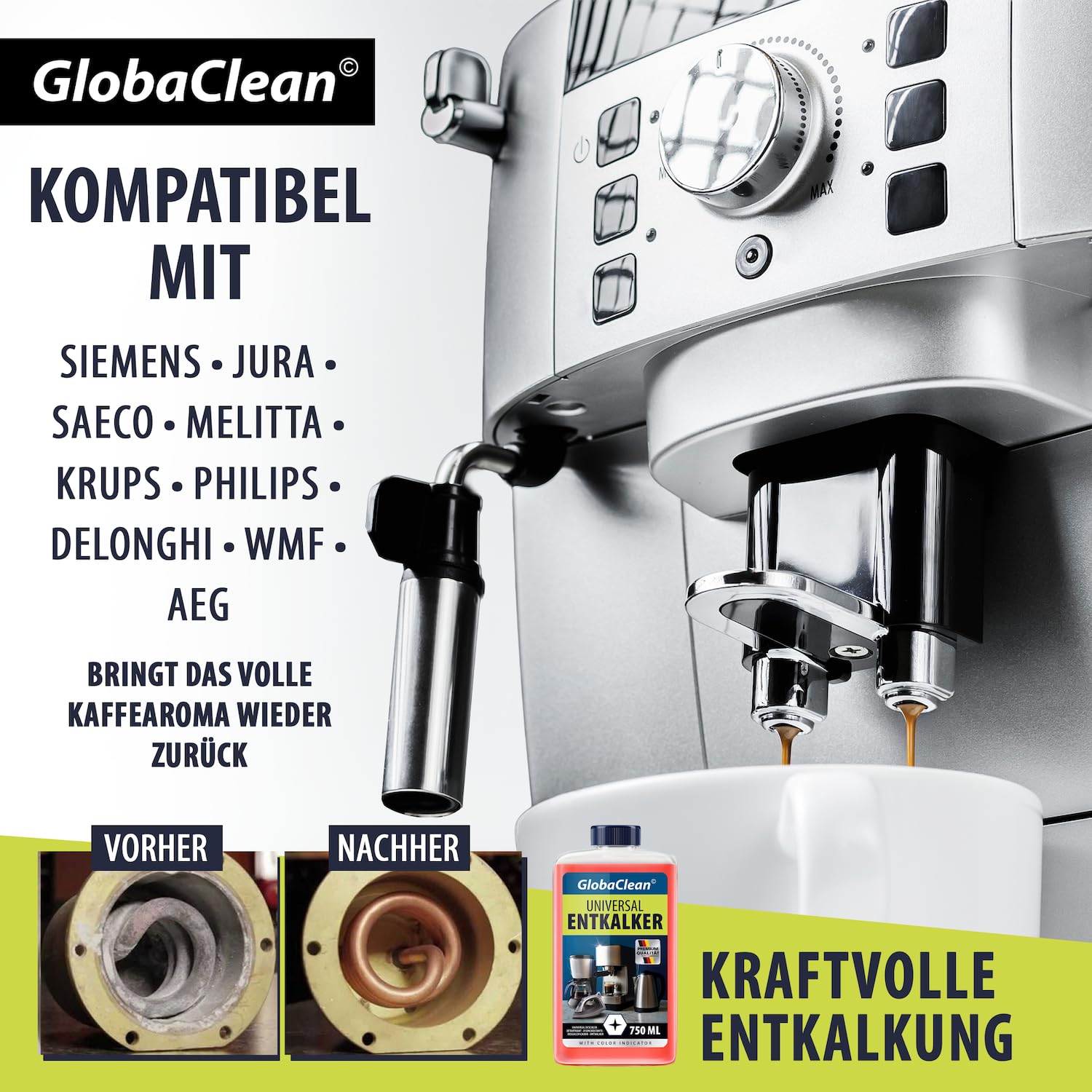 Ontkalker Koffiemachine - 20 Stuks Tabletten Voor Siemens, Bosch, Saeco En Meer