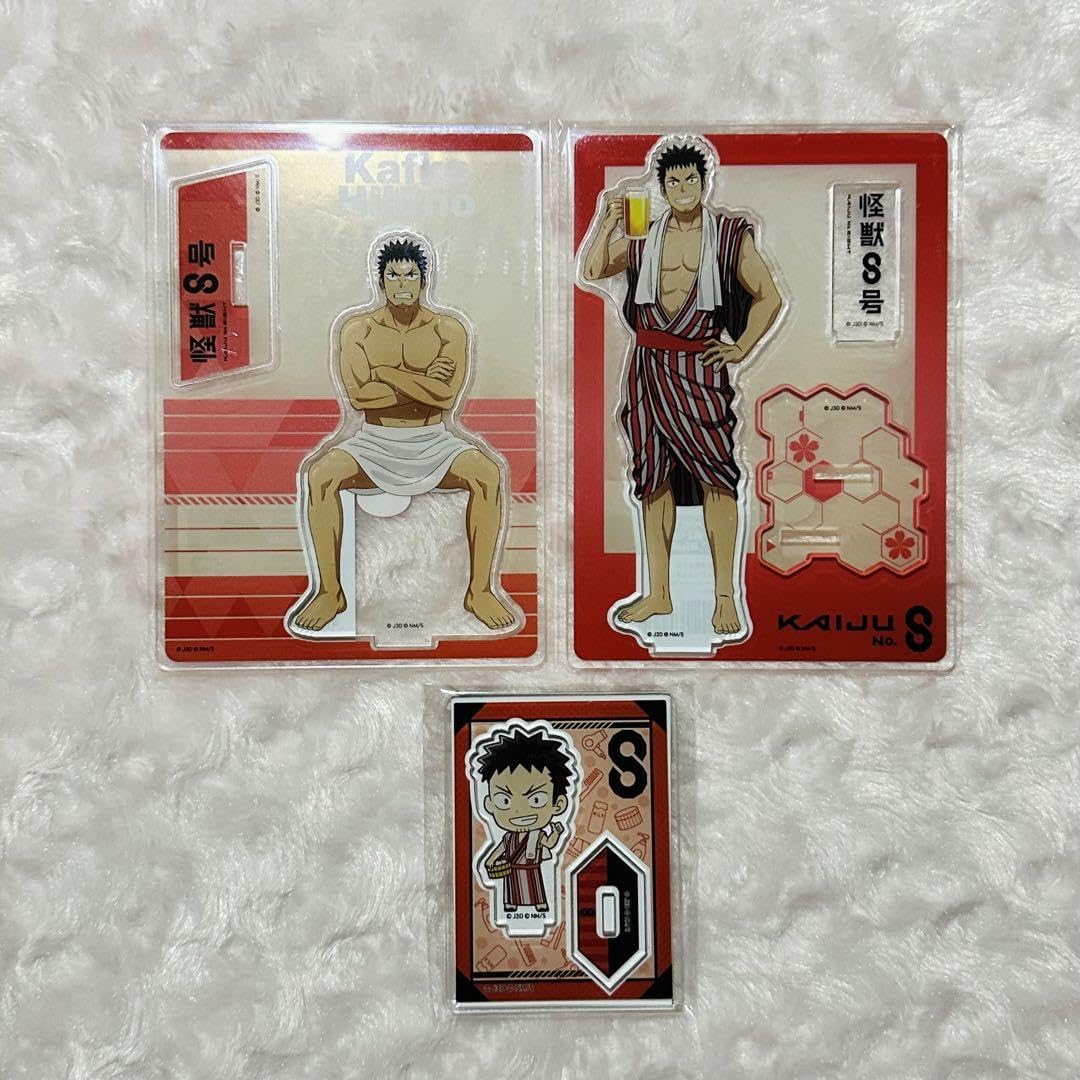 Amazon.co.jp: 怪獣8号 日比野 カフカ 極楽湯 アクリルスタンド サウナ