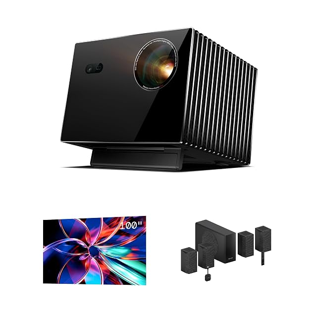 Valerion AWOL Valerion VisionMaster Pro2 4K Laser Home Theater Projector Bundle with ThunderBeat… — $3,006.08 (36% off)