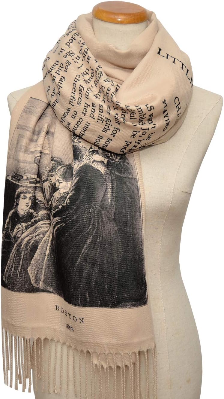 Universal Zone Little Women by Louisa M. Alcott Shawl Scarf Wrap - Image 6