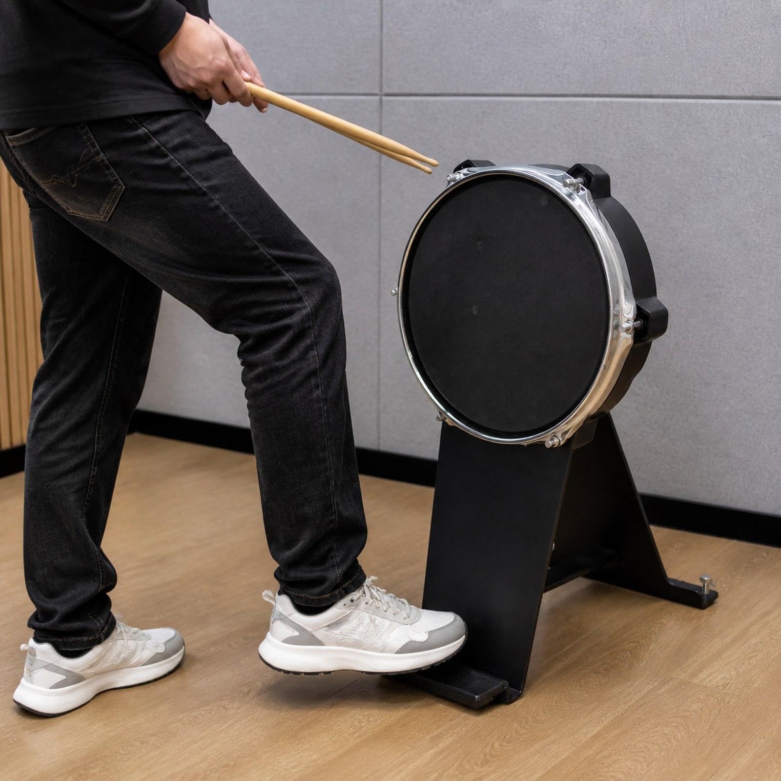 Baoblaze Pad Trigger Silenzioso per Grancassa, Ideale per Imparare a Suonare La Batteria Elettronica.