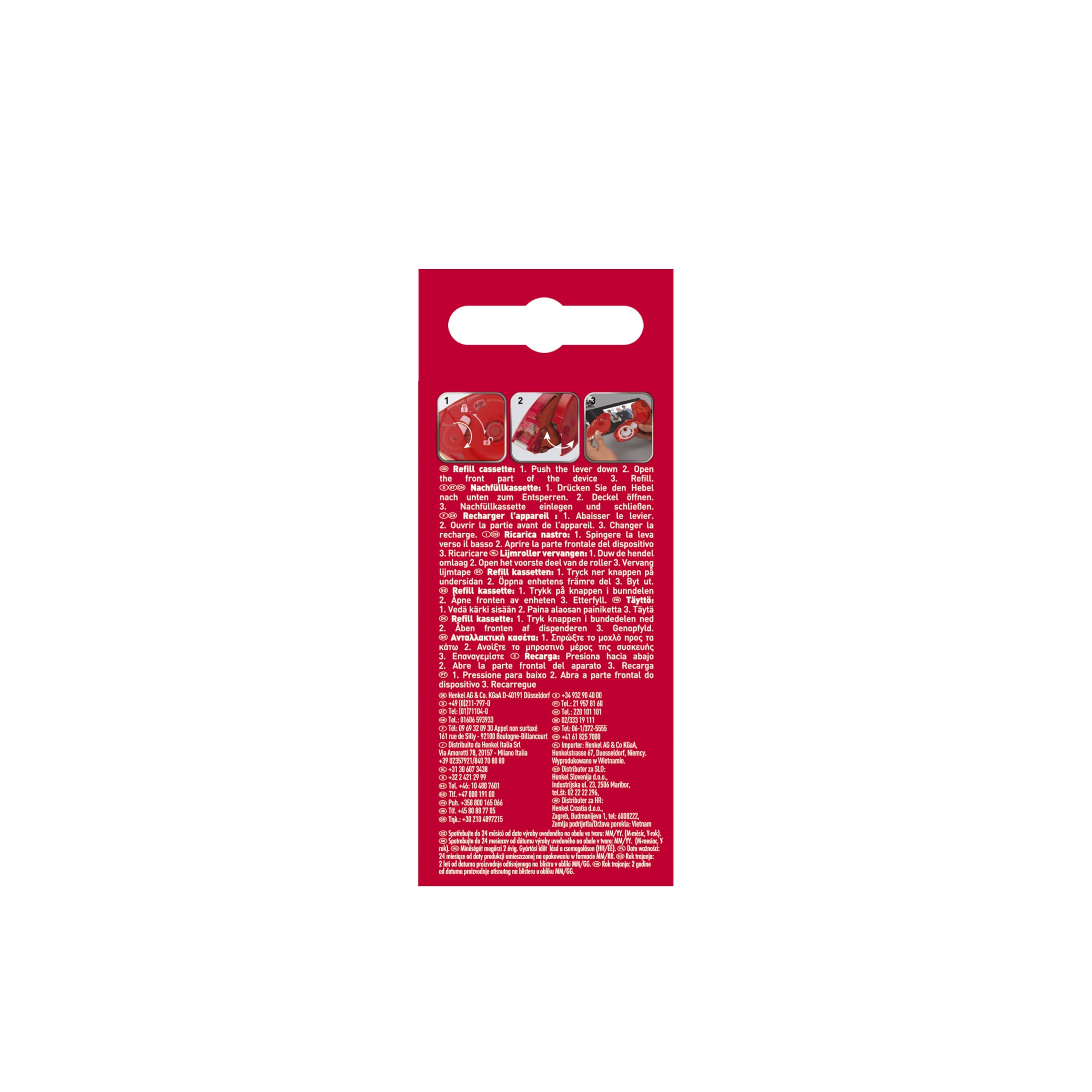 Pritt Colla Roller System Permanente 8.4mm x 16m