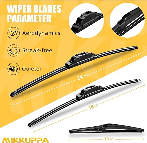 Vista 214 de MIKKUPPA Limpiaparabrisas de 26 pulgadas + 23 pulgadas + 12 pulgadas, repuesto para Mercedes-Benz 2013-2016 GL350 GL450, 2012-2015 ML350 ML550 ML63