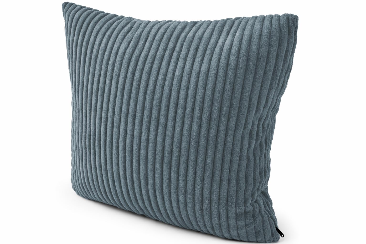 POKAR Pallet Decorative Cushion 40x40 cm | Soft Corduroy Garden Sofa Pillow with Removable Cover | Small Cushion for Pallet Furniture and Patio Seating | OEKO-TEX Certified | Made in EU | Blue — image 1