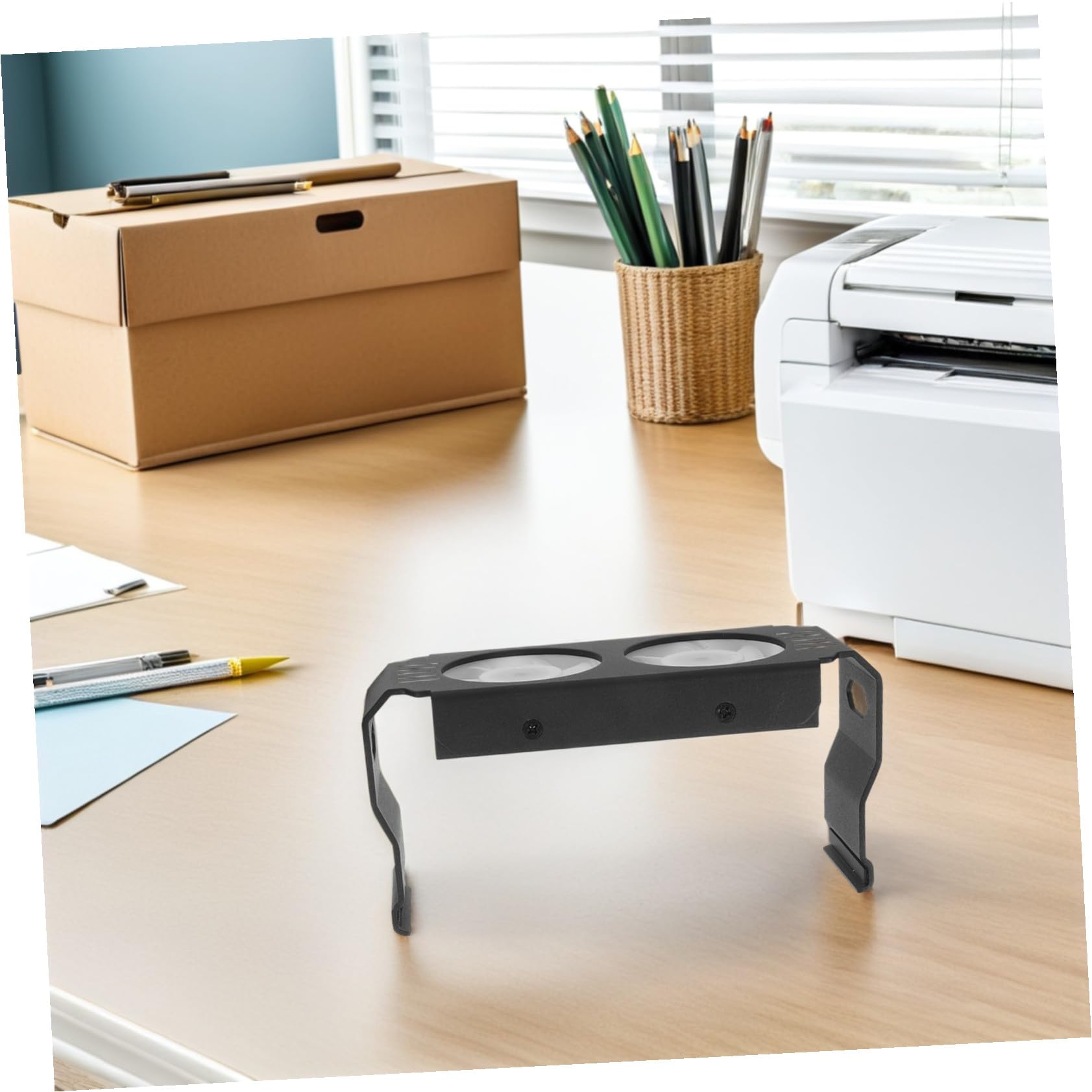 Tofficu Enfriador de Ram Pwm con Ventiladores Argb Dobles, Disipador de Calor Metálico para Módulos de Memoria Ram, Velocidad 1000-4500rpm, Adecuado para Sesiones de Trabajo y Juegos