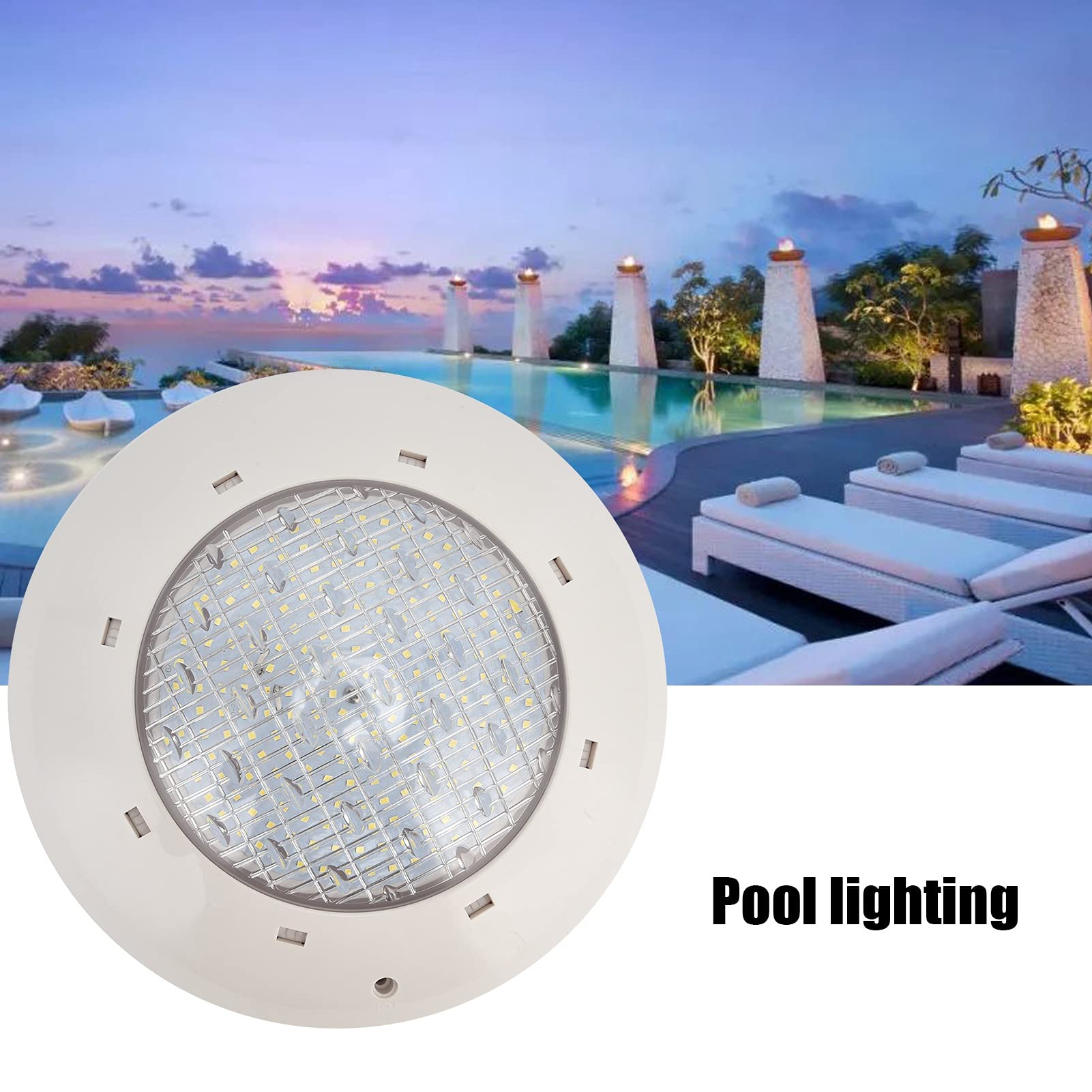 Wodoodporna LED do Basenu o Mocy 15 W, IP68, Kolorowe, Podwodne Oświetlenie Naścienne RGB z funkcją Zdalnego Sterowania, AC12V (25W)