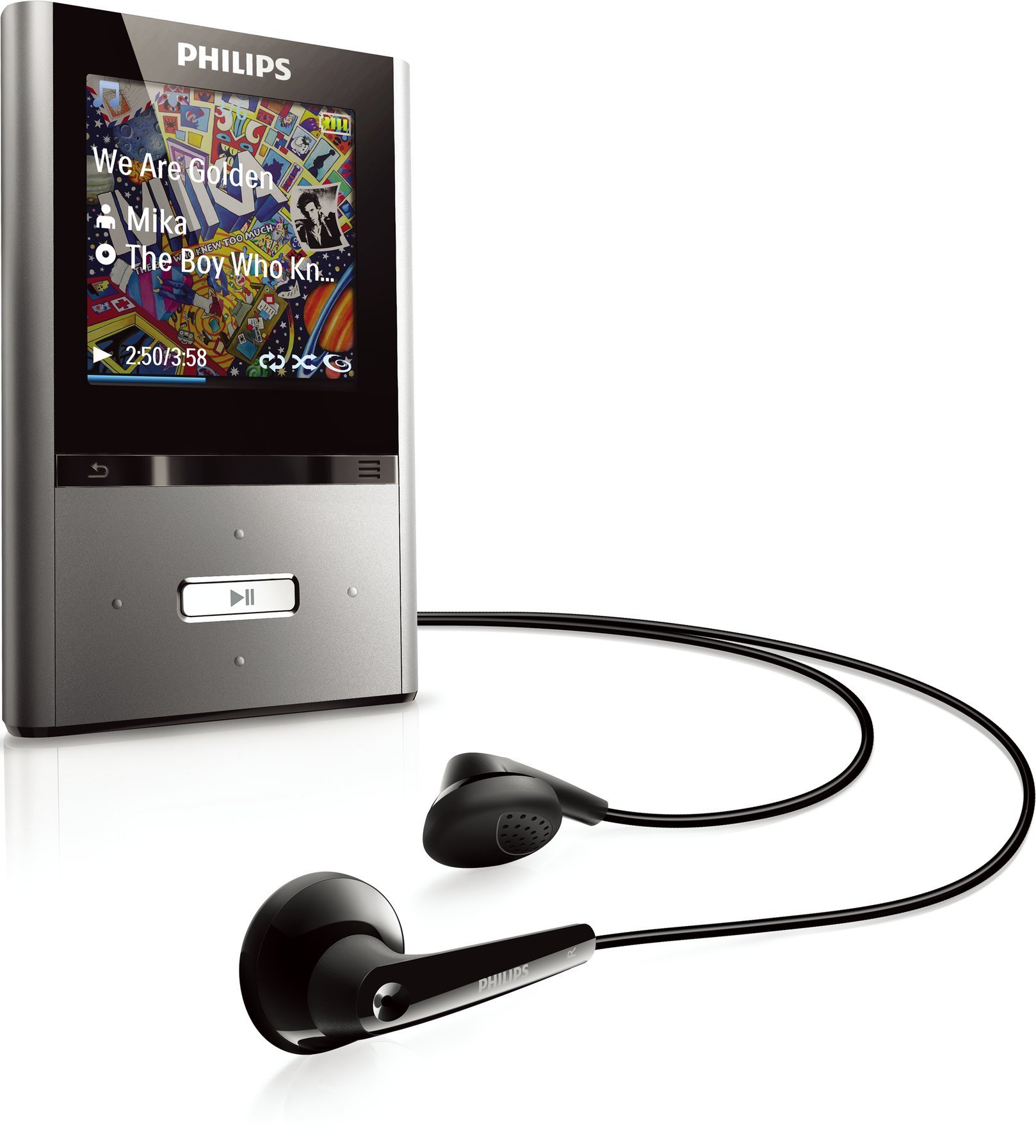 Philips GoGear Vibe 8 GB MP3 Player (Silver) : Amazon.ca