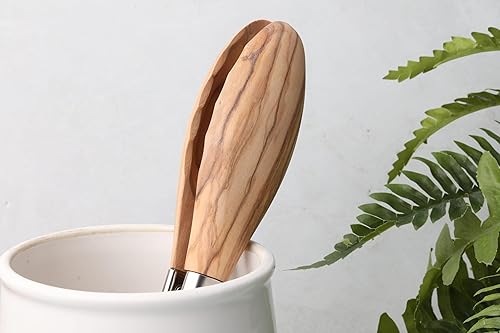 Miniatura 4 de Salt & York Pinzas de madera para cocina, mango largo con agarre antideslizante para cocinar, ensalada, servir alimentos, asar a la parrilla, 11