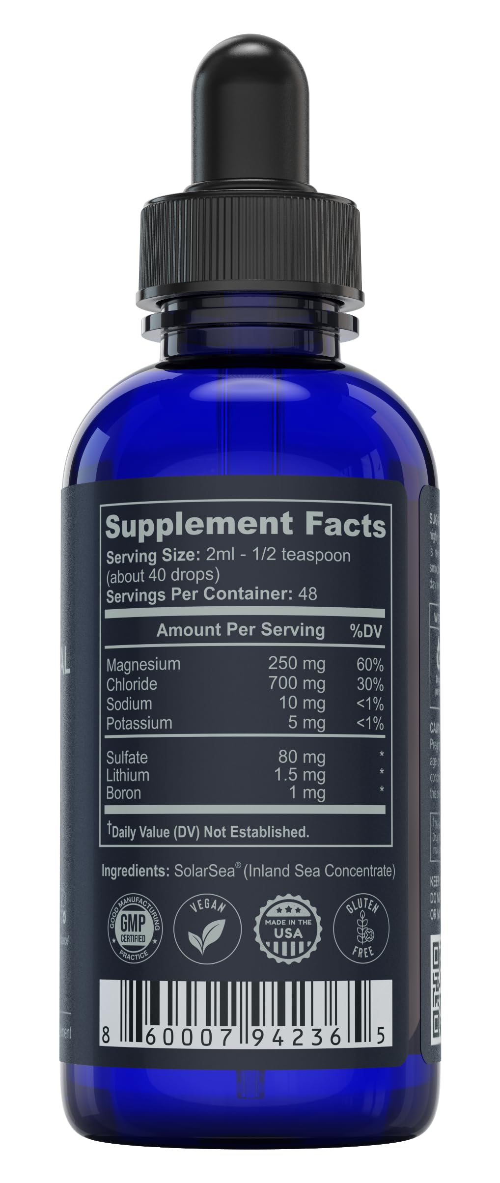 Trace Mineral Complex, 72+ Ionic Minerals, Great Salt Lake — Amazon image 3