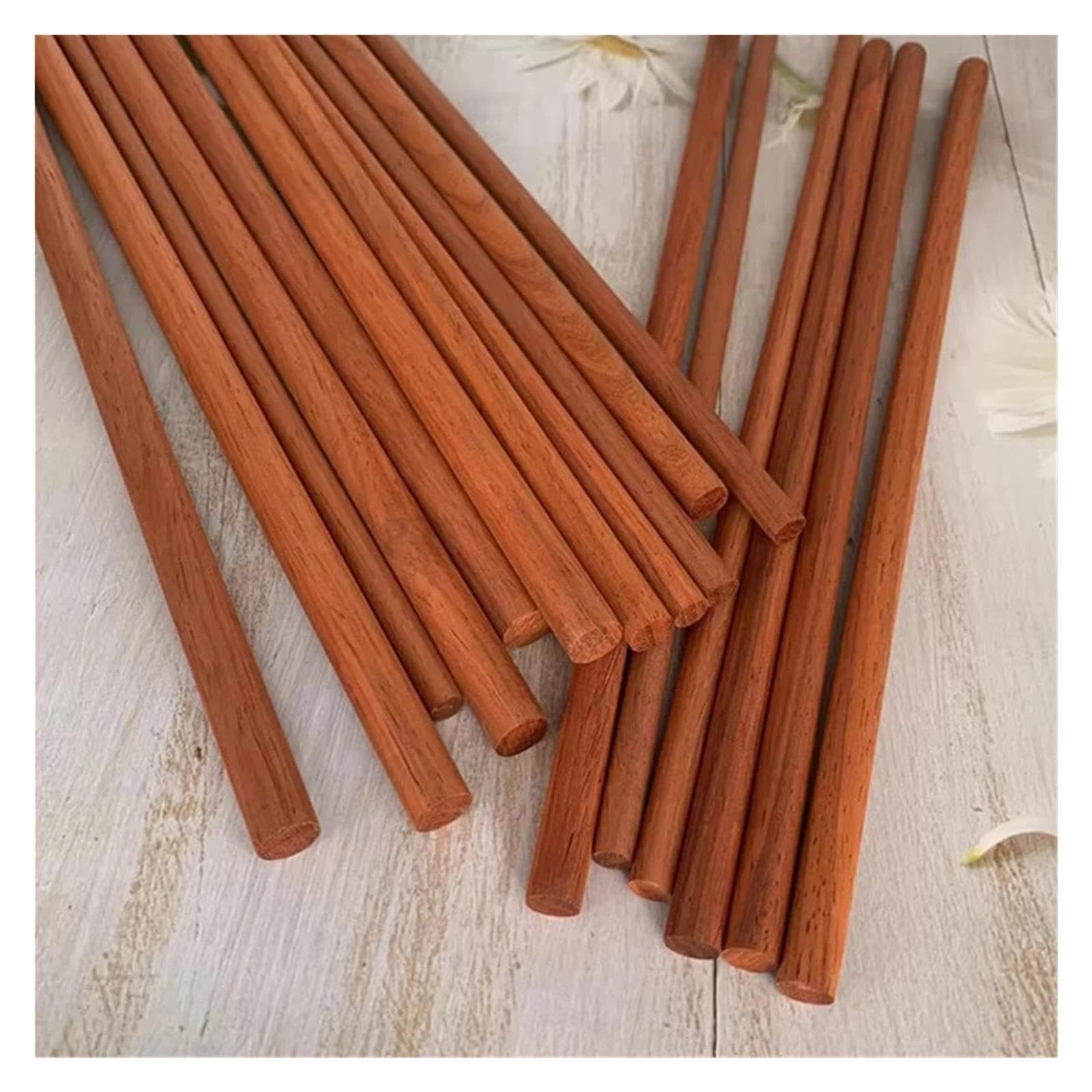 Bastelstäbchen Holz Holzstab aus rotem Rosenholz