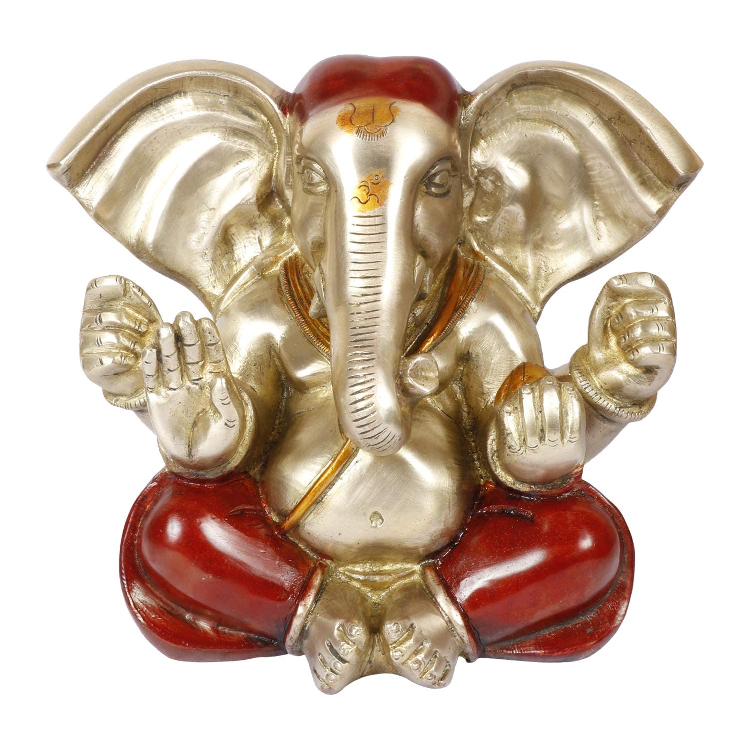 Buy Brass Lord Ganesha Bhagwan with Large Ears Mangalkari Ganesh Idol