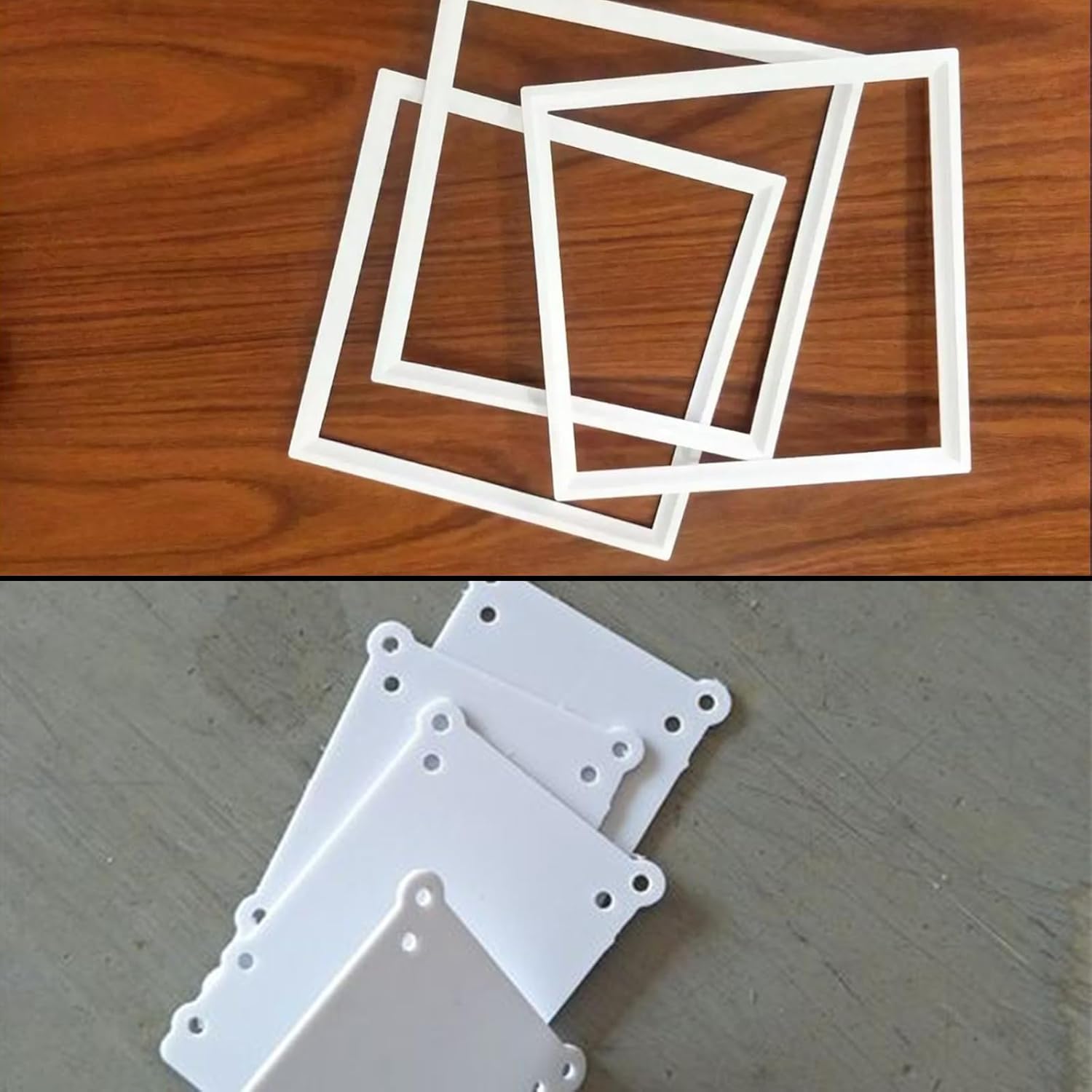 8Pack White Thin ABS Plastic Sheet 12" x 16" x 1/16" Thick White Rigid Thermoplastic Sheet (Upgrade Surface) 1.5MM Flexible High Tensile ABS Moldable Plastic Panel for Crafts, DIY, Signs