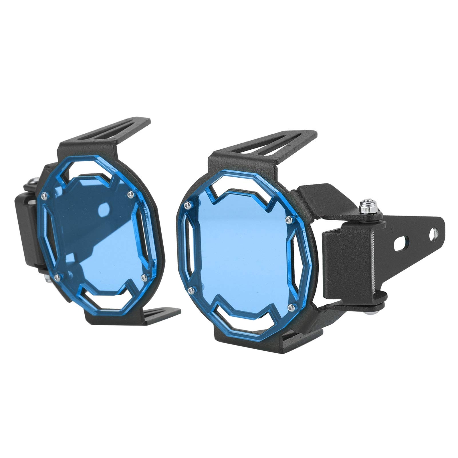 Śruba,Osłona przeciwmgielna motocykla, osłona ochronna lampy LED pasuje do R1200GS / R1250GS Adventure LC itp. (niebieski)