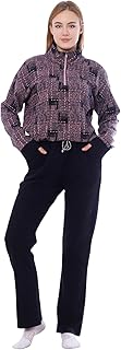 ZECOTEX Women's Winter Pajamas With Distinctive Embroidery, Made Of Melton Jacquard Material, And Have An Attractive Shape