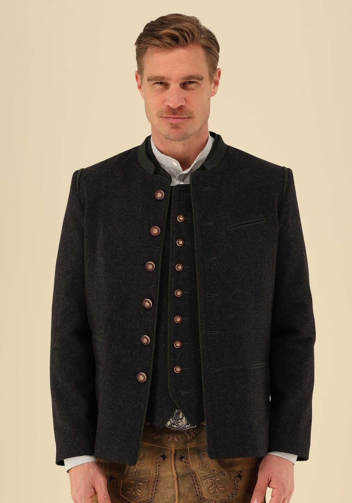 OS Trachten Trachtenjanker Slim Fit Enage